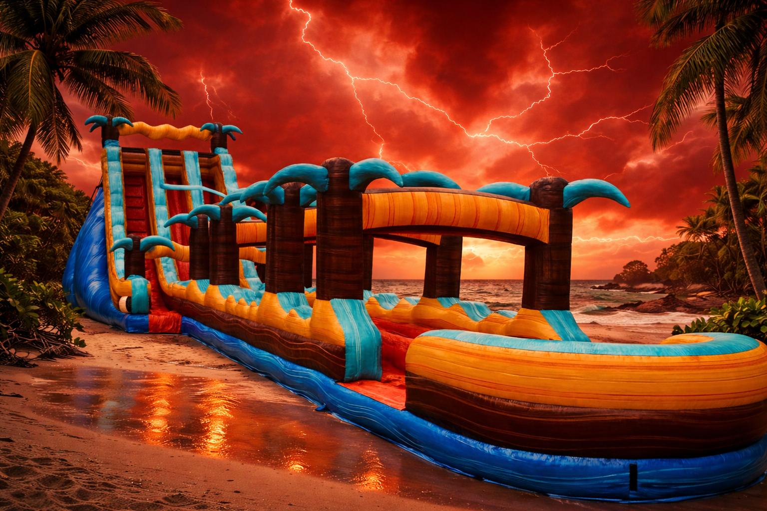 26' Tropic Shock Falls Dual Lane